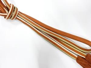 正絹　撚り房　手組帯締め